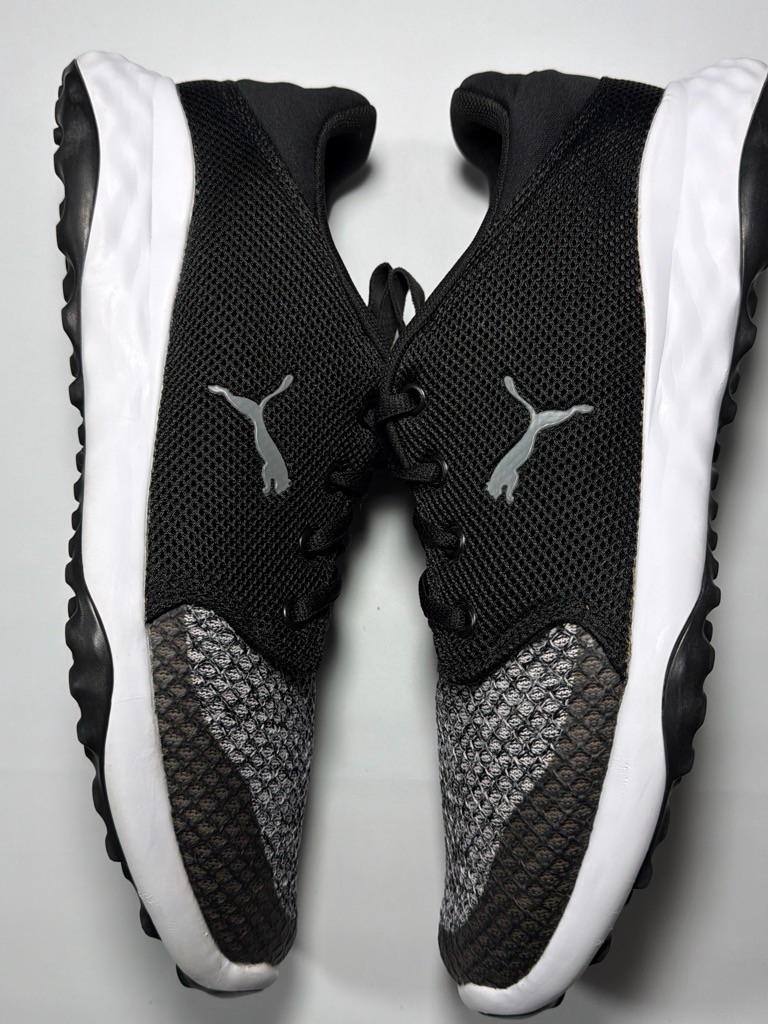 Men’s Size 11 Puma Fusion Foam Black/White Spike-Less Golf Sport Shoes/Sneakers — image 3 of 8